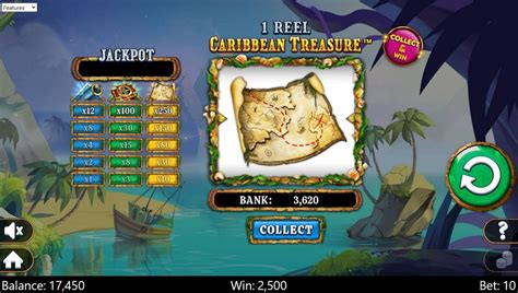 1 Reel Caribbean Treasure Slot Grátis