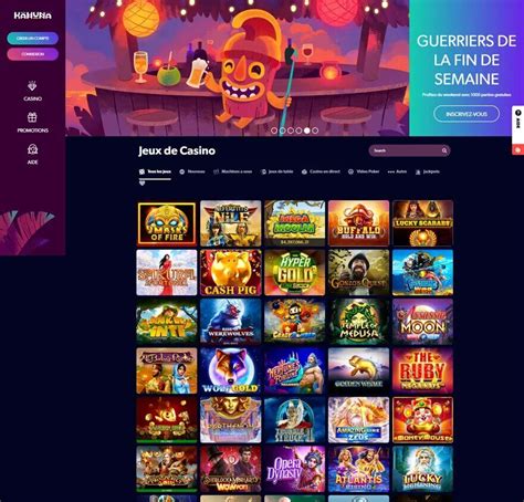 Kahuna casino Colombia