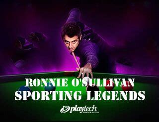 Sporting Legends Ronnie O Sullivan 888 Casino