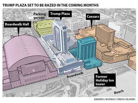 Trump plaza atlantic city casino mapa